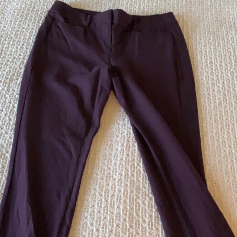 Loft Ankle Trousers in Eggplant